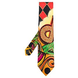 Corbata de seda impresa multicolor Gianni Versace Multicolor