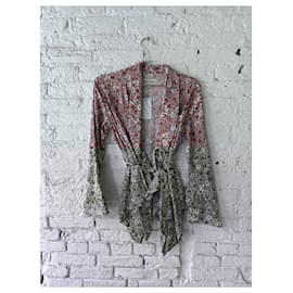 Autre Marque-bliss & mischief floral robe jacket-Orange