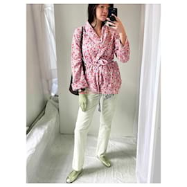 Autre Marque-bliss & mischief floral robe jacket-Orange