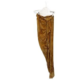 Romeo Gigli Early 90's Silk Wrap Skirt Orange