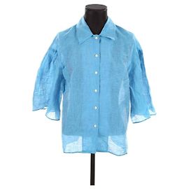 Sandro Camicia di lino Blu
