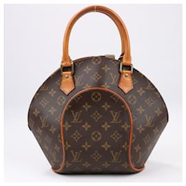 Louis Vuitton-Louis Vuitton Monogram Canvas Ellipse PM Handbag M51127-Brown