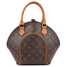 Louis Vuitton-Louis Vuitton Monogram Canvas Ellipse PM Handbag M51127-Brown