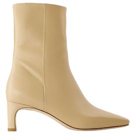 Bottines Tabitha - Aeyde - Cuir - Latte Marron Beige