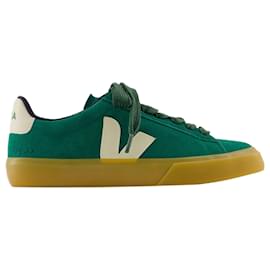 Baskets Campo Bold - Veja - Cuir - Vert Vert
