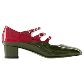 Autre Marque-Kina 24 Pumps - Carel - Leather - Red-Red