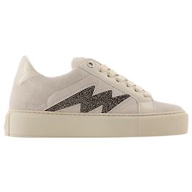 Chunky Sneakers Flash - Zadig & Voltaire - Leder - Weiß Weiß