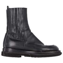 Magda Butrym Chelsea Ankle Boots in Black Leather Black