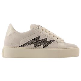 Baskets Chunky Flash - Zadig & Voltaire - Cuir - Blanc Blanc