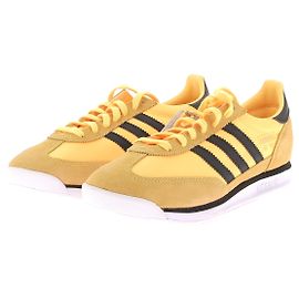Baskets Adidas T.EU 43.5 Cuir Jaune