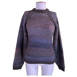 Henrik Vibskov Häkelstrick Pullover Wolle mehrfarbig Mehrfarben