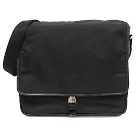 Sac messager Prada Tessuto Noir