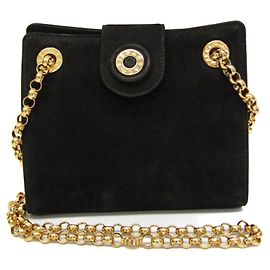 Tiffany & Co Mini borsa a spalla con catena Tiffany Nero