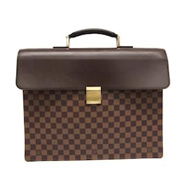 Louis Vuitton-Sacoche pour homme Louis Vuitton Damier Altona GM N53312-Damier ebène