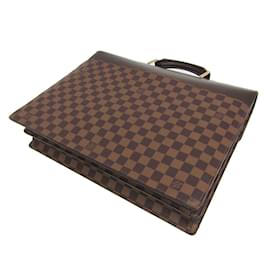 Louis Vuitton-Sacoche pour homme Louis Vuitton Damier Altona GM N53312-Damier ebène