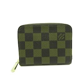 Louis Vuitton-Louis Vuitton Damier Zippy Coin Purse N63070-Damier ebene
