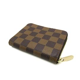Louis Vuitton-Louis Vuitton Damier Zippy Coin Purse N63070-Damier ebene