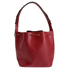 Louis Vuitton-Louis Vuitton Epi Petit Noe Shoulder Bag M44107-Red