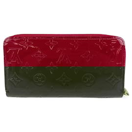 Louis Vuitton-Louis Vuitton Vernis Zippy Wallet Pink M91597-Pink
