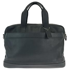 Coach-Coach Leather Hamilton Briefcase-Black
