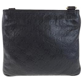 Gucci-Gucci Leather Shoulder Bag Brown-Brown