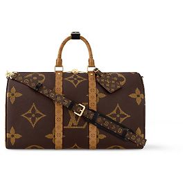 Louis Vuitton LV Keepall 45 Umhängetasche Braun