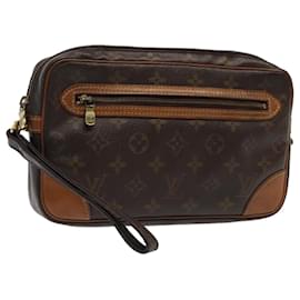 Louis Vuitton-LOUIS VUITTON Monogram Marly Dragonne GM Clutch Bag M51825 LV Auth th5332-Monogram