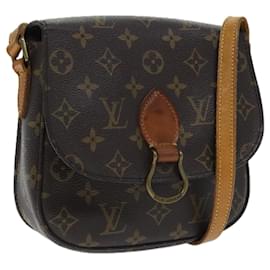 Louis Vuitton-LOUIS VUITTON Monogram Saint Cloud MM Shoulder Bag M51243 LV Auth 94853-Monogram