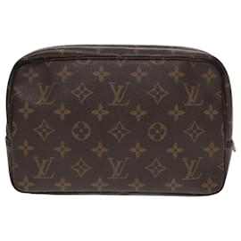 Louis Vuitton-LOUIS VUITTON Monogram Trousse Toilette 23 Clutch Bag M47524 LV Auth ki5008-Monogram