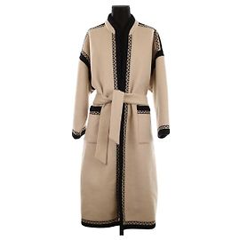 Antik Batik Wool coat White