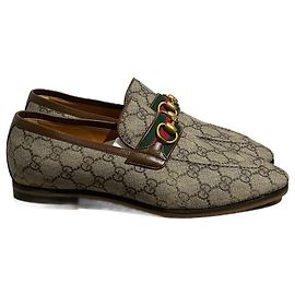 GUCCI  Ballerine T.EU 41 Tessuto Beige
