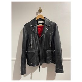 ALEXANDER MCQUEEN Jacken T.IT 52 Leder Schwarz