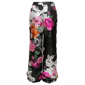 Off White Pantalon large en jacquard floral noir et multicolore Off-White taille IT 44 Noir