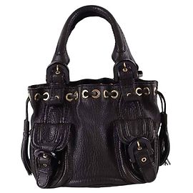 Kenzo Bolsa de ombro em couro Preto