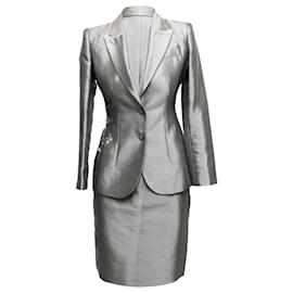 Alexander Mcqueen-ALEXANDER MCQUEEN Jackets T.IT 40 Synthetic-Grey