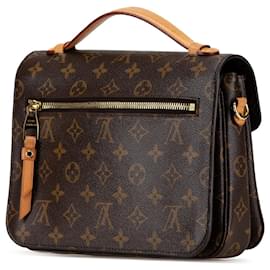 Louis Vuitton-Brown Louis Vuitton Monogram Pochette Metis Satchel-Brown