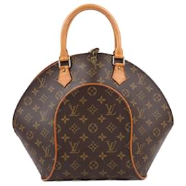 Louis Vuitton-Louis Vuitton Monogram Canvas Ellipse MM Handbag M51126-Brown