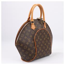 Louis Vuitton-Louis Vuitton Monogram Canvas Ellipse MM Handbag M51126-Brown