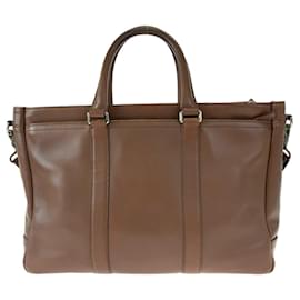Coach-Coach Lexington Leather Briefcase F70916-Brown