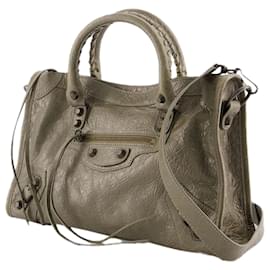 Balenciaga-Le City Small Purse - Balenciaga - Leather - Green-Green