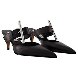 Alexander Mcqueen-Francisco Pumps - Alexander McQueen - Leather - Black-Black