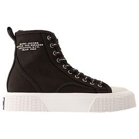 Tênis de cano alto - Marc Jacobs - Algodão - Preto Preto