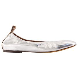 Ballerine - Lanvin - Pelle - Argento Argento Metallico