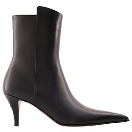 Australische Stiefeletten - Alexander McQueen - Leder - Schwarz Schwarz