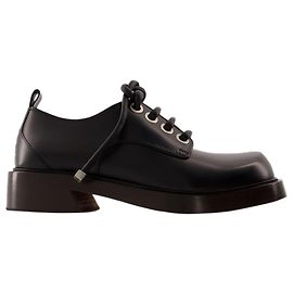 Old Calf Derbies - Alexander McQueen - Leder - Schwarz Schwarz