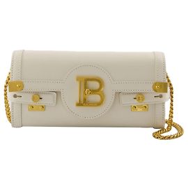 B-Buzz 23 Sac Shopper - Balmain - Cuir - Beige Marron Beige