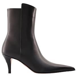 Alexander Mcqueen-Australian Ankle Boots - Alexander McQueen - Leather - Black-Black