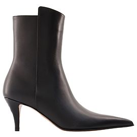 Australische Stiefeletten - Alexander McQueen - Leder - Schwarz Schwarz