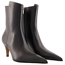 Alexander Mcqueen-Australian Ankle Boots - Alexander McQueen - Leather - Black-Black