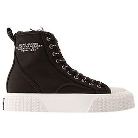 Le sneakers alte - Marc Jacobs - Cotone - Nero Nero